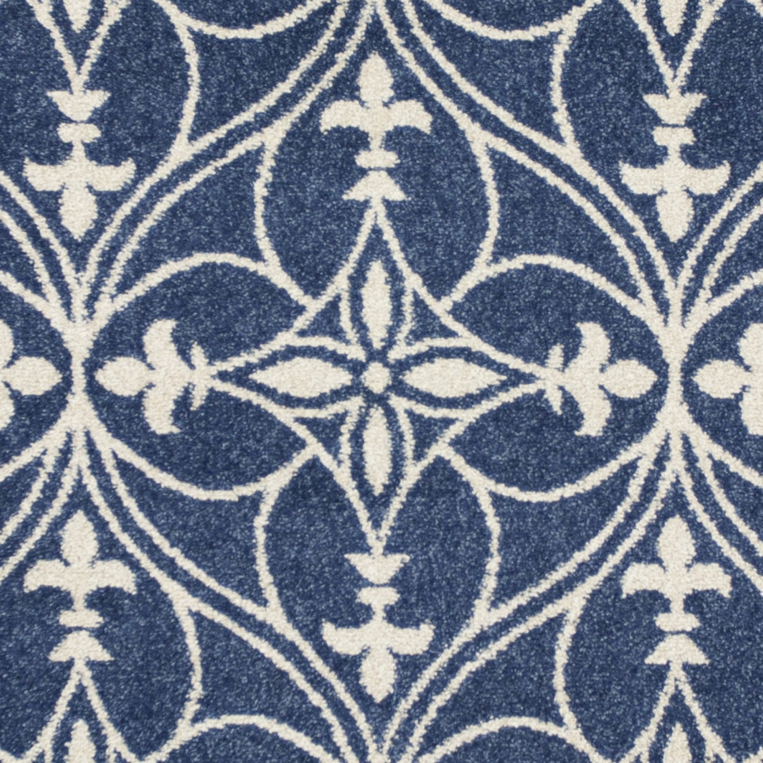 HomeRoots 2' x 3' Denim Classical UV Treated Accent Rug