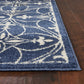 HomeRoots 2' x 3' Denim Classical UV Treated Accent Rug