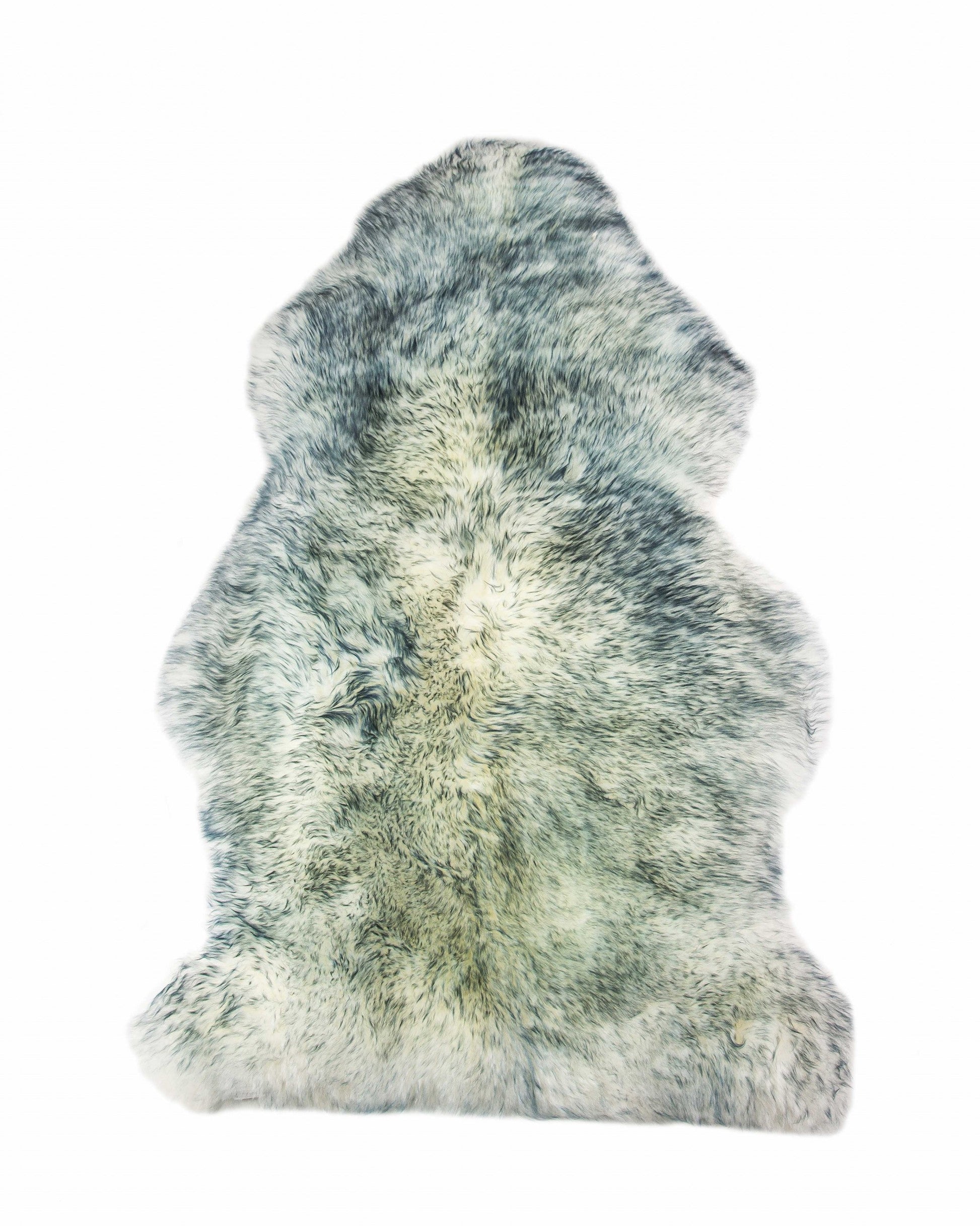 HomeRoots 2' x 3' Gray Mist New Zealand Natural Sheepskin Rug
