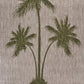 HomeRoots 2' x 3' Green Palm Tree Indoor Outdoor Scatter Rug