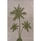 HomeRoots 2' x 3' Green Palm Tree Indoor Outdoor Scatter Rug