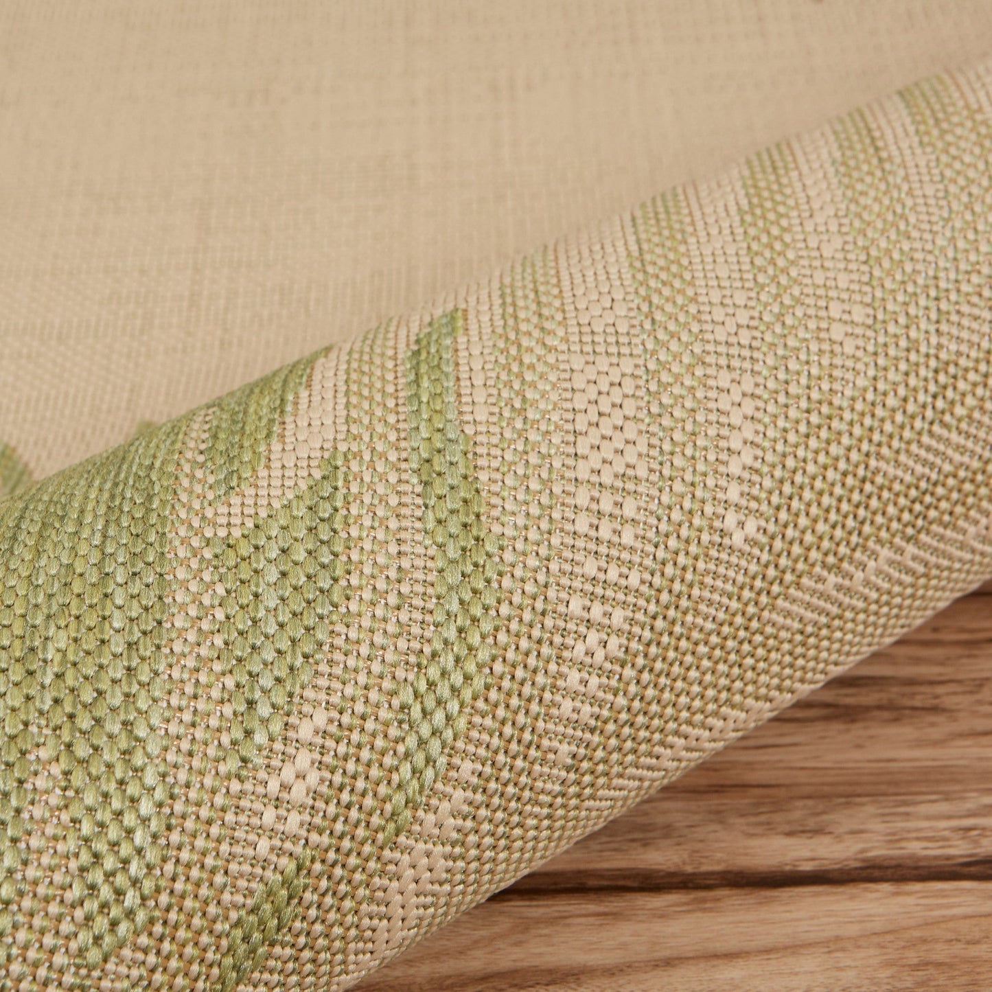 HomeRoots 2' x 3' Green Palms Indoor Outdoor Scatter Rug