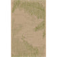 HomeRoots 2' x 3' Green Palms Indoor Outdoor Scatter Rug
