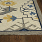 HomeRoots 2' x 3' Ivory Polypropylene Accent Rug