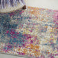 HomeRoots 2' x 3' Ivory and Multi Abstract Scatter Rug