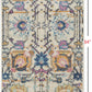 HomeRoots 2' x 3' Ivory and Multicolor Floral Buds Scatter Rug