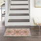 HomeRoots 2' x 3' Ivory and Red Diamonds Scatter Rug