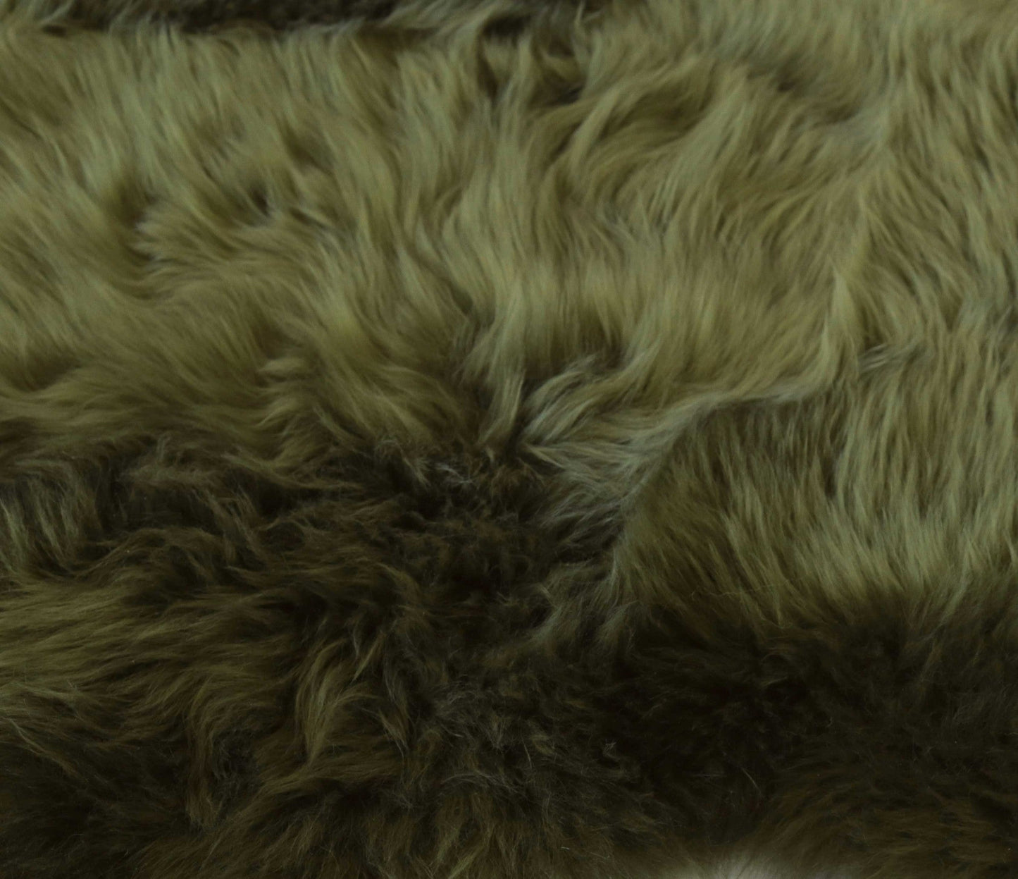 HomeRoots 2' x 3' Khaki Green New Zealand Natural Sheepskin Rug