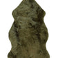 HomeRoots 2' x 3' Khaki Green New Zealand Natural Sheepskin Rug