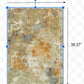 HomeRoots 2' x 3' Modern Abstract Gold and Beige Indoor Scatter Rug