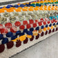 HomeRoots 2' x 3' Multicolored Striped Chindi Scatter Rug