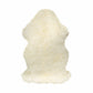 HomeRoots 2" x 3" Natural New Zealand Sheepskin Wool Area Rug in White Finish
