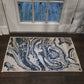 HomeRoots 2’ x 3’ Navy Abstract Indoor Outdoor Scatter Rug