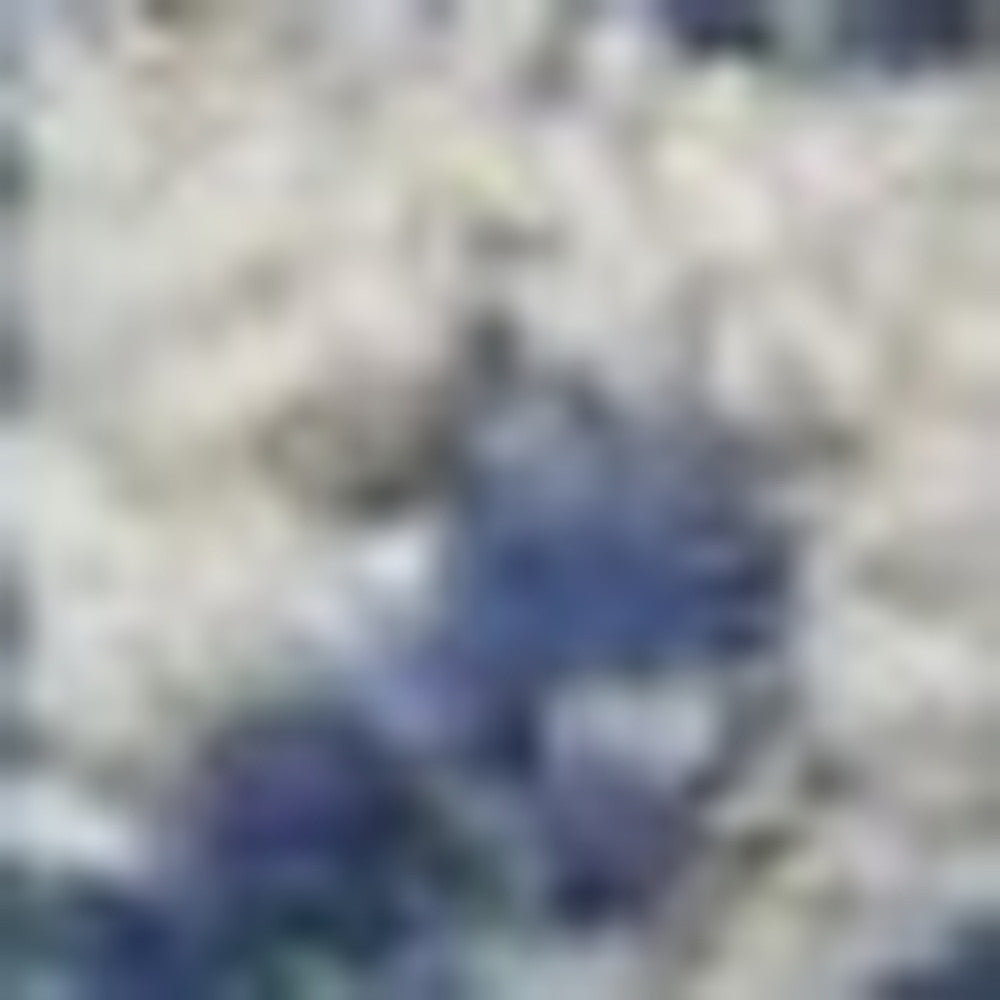 HomeRoots 2' x 3' Navy Blue Ornate Stripes Scatter Rug