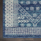 HomeRoots 2' x 3' Navy Blue and Ivory Persian Motifs Scatter Rug