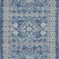 HomeRoots 2' x 3' Navy Blue and Ivory Persian Motifs Scatter Rug