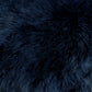 HomeRoots 2' x 3' Navy New Zealand Natural Sheepskin Rug