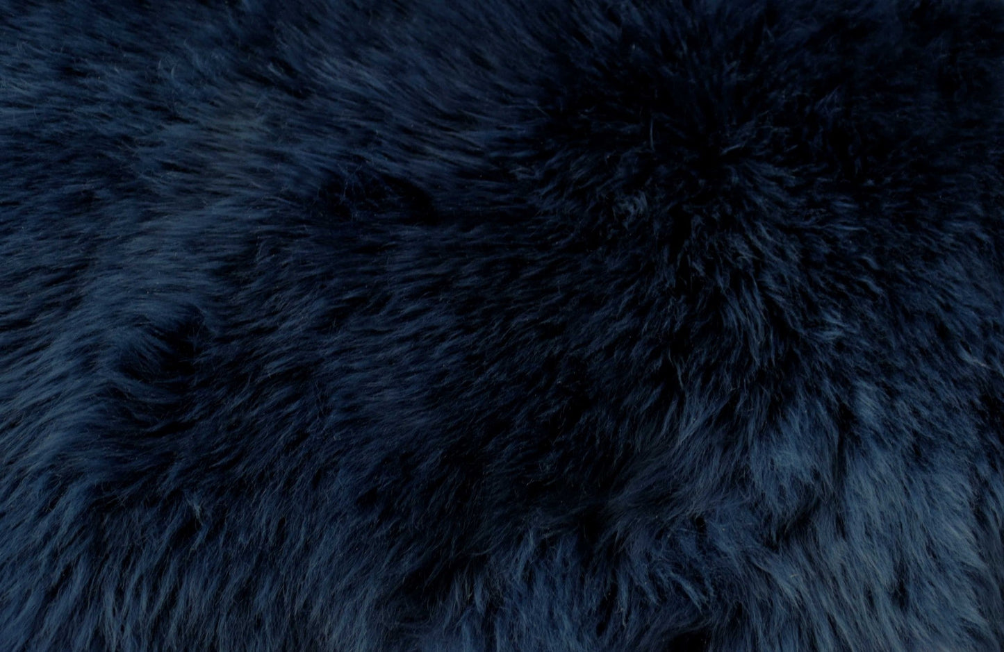 HomeRoots 2' x 3' Navy New Zealand Natural Sheepskin Rug
