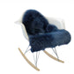 HomeRoots 2' x 3' Navy New Zealand Natural Sheepskin Rug