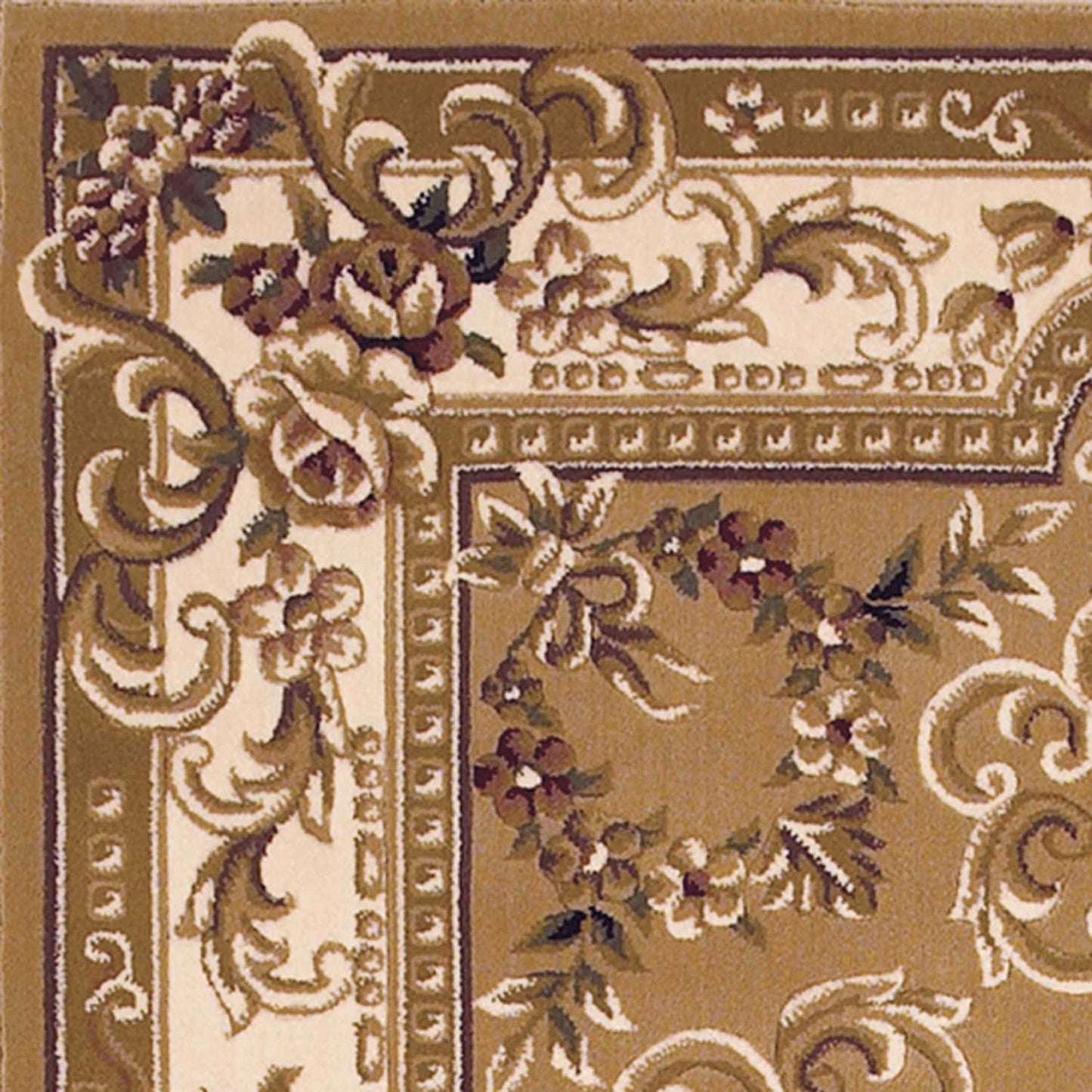 HomeRoots 2' x 3' Polypropylene Beige or Ivory Accent Rug
