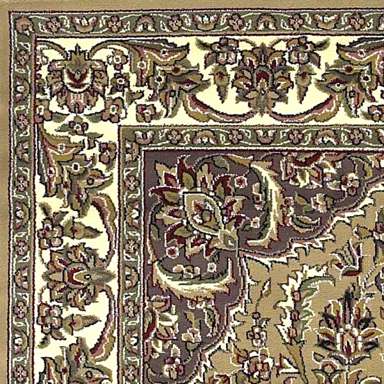 HomeRoots 2' x 3' Polypropylene Beige or Ivory Accent Rug