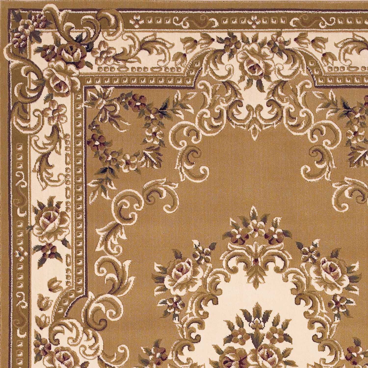 HomeRoots 2' x 3' Polypropylene Beige or Ivory Accent Rug