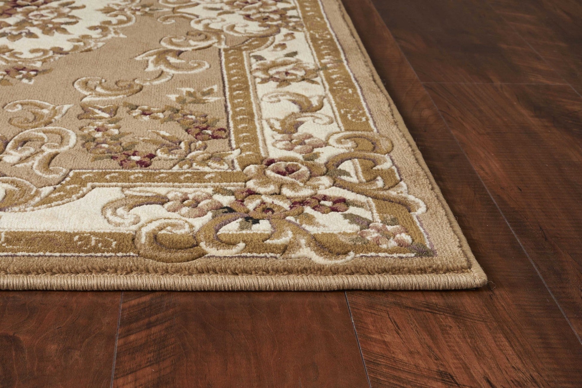 HomeRoots 2' x 3' Polypropylene Beige or Ivory Accent Rug