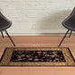 HomeRoots 2' x 3' Polypropylene Black or Beige Accent Rug
