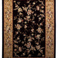 HomeRoots 2' x 3' Polypropylene Black or Beige Accent Rug
