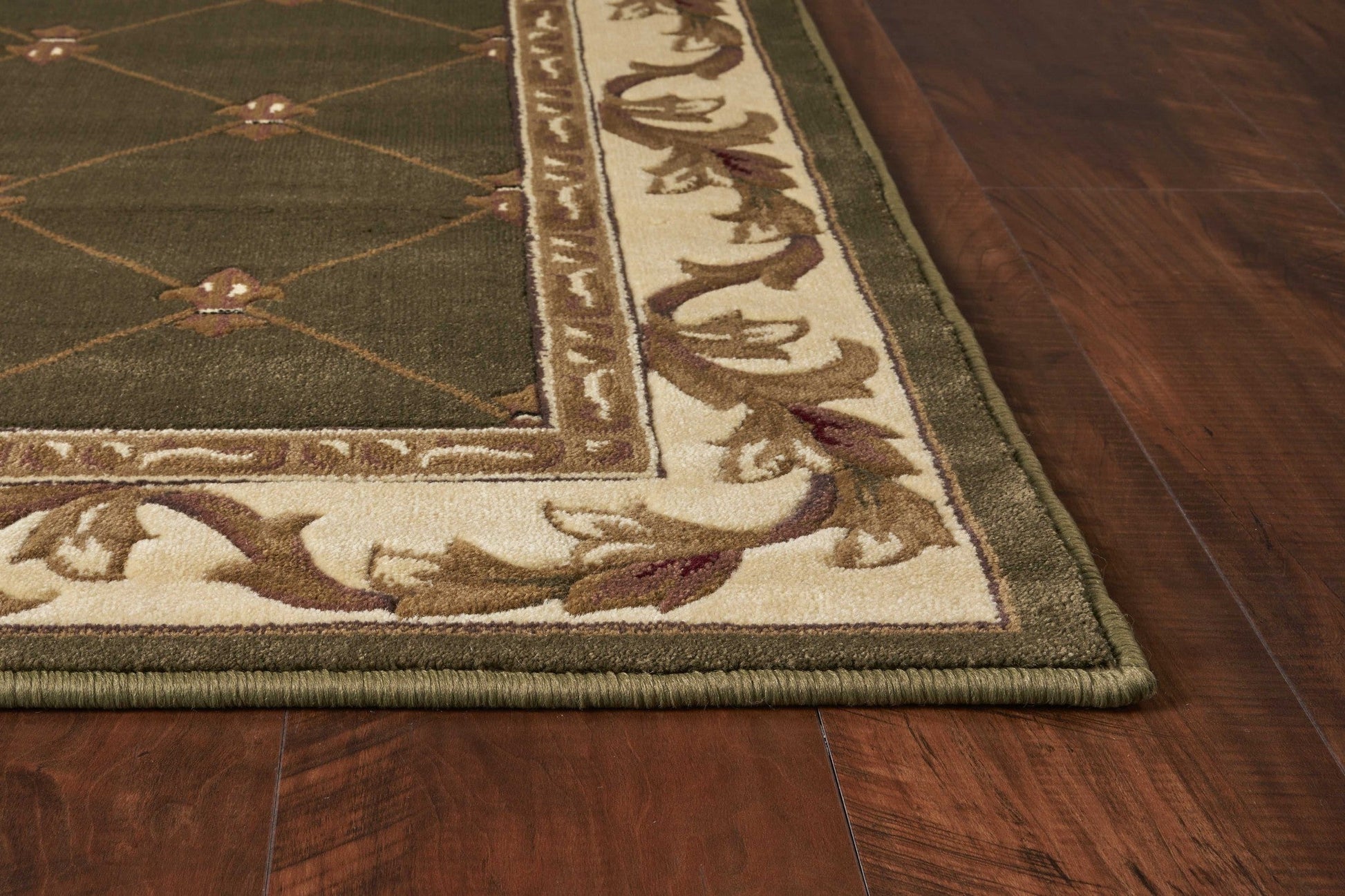 HomeRoots 2' x 3' Polypropylene Green Accent Rug