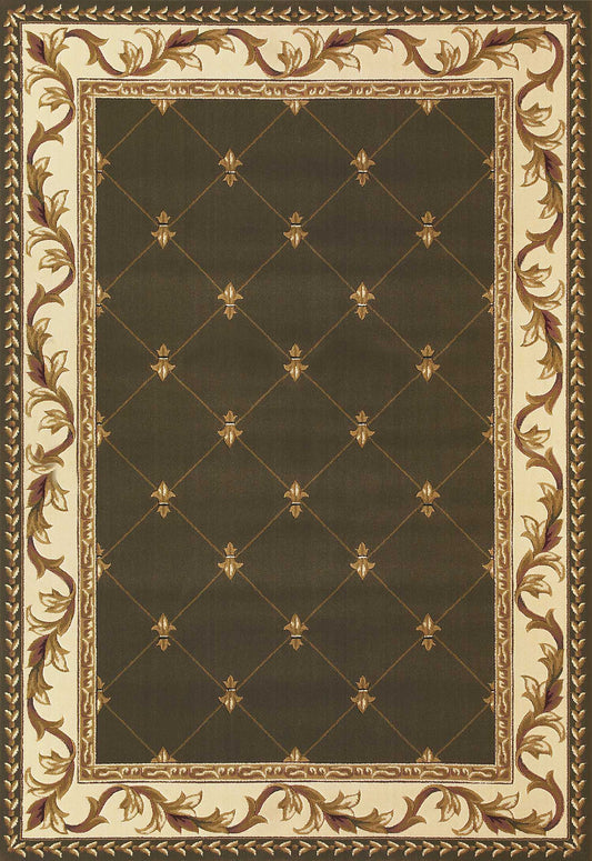 HomeRoots 2' x 3' Polypropylene Green Accent Rug