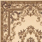 HomeRoots 2' x 3' Polypropylene Ivory Accent Rug