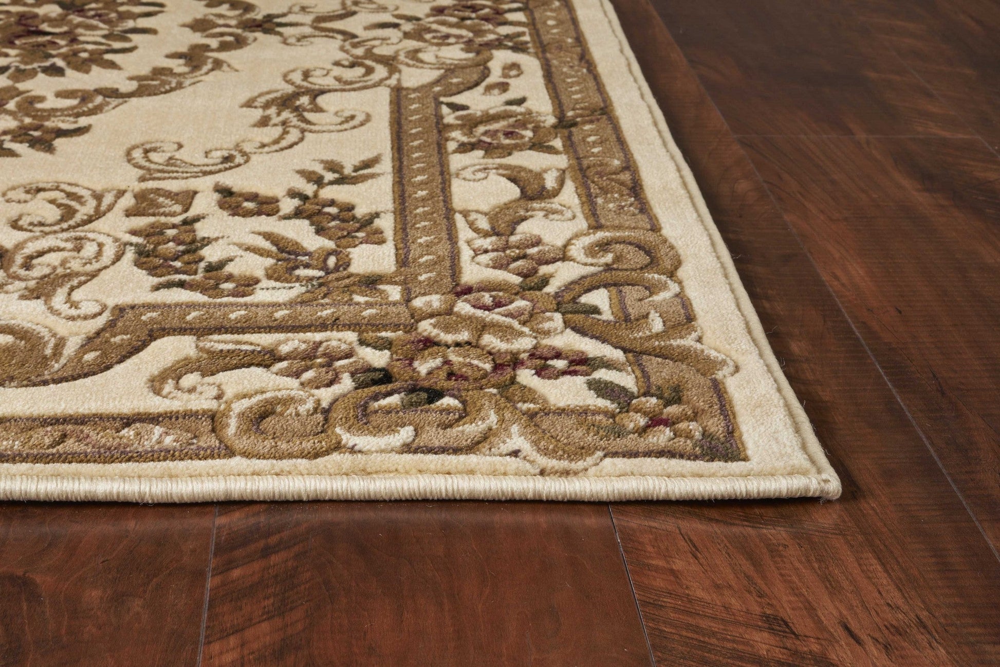 HomeRoots 2' x 3' Polypropylene Ivory Accent Rug