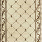 HomeRoots 2' x 3' Polypropylene Ivory Accent Rug