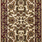 HomeRoots 2' x 3' Polypropylene Ivory or Red Accent Rug
