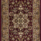 HomeRoots 2' x 3' Polypropylene Red or Beige Accent Rug