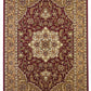 HomeRoots 2' x 3' Polypropylene Red or Beige Accent Rug