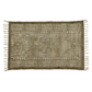 HomeRoots 2' x 3' Putty Distressed Medallion Scatter Rug