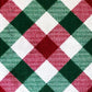 HomeRoots 2' x 3' Red and Green Plaid Washable Floor Mat