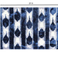 HomeRoots 2' x 3' Shades of Blue Abstract Stripes Washable Floor Mat