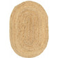 HomeRoots 2’ x 3’ Soft Beige Braided Scatter Rug