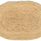 HomeRoots 2’ x 3’ Soft Beige Braided Scatter Rug