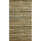 HomeRoots 2' x 3' Soft Blue and Tan Braided Stripe Scatter Rug