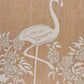 HomeRoots 2' x 3' Tan Flamingo Indoor Outdoor Scatter Rug