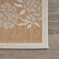 HomeRoots 2' x 3' Tan Flamingo Indoor Outdoor Scatter Rug
