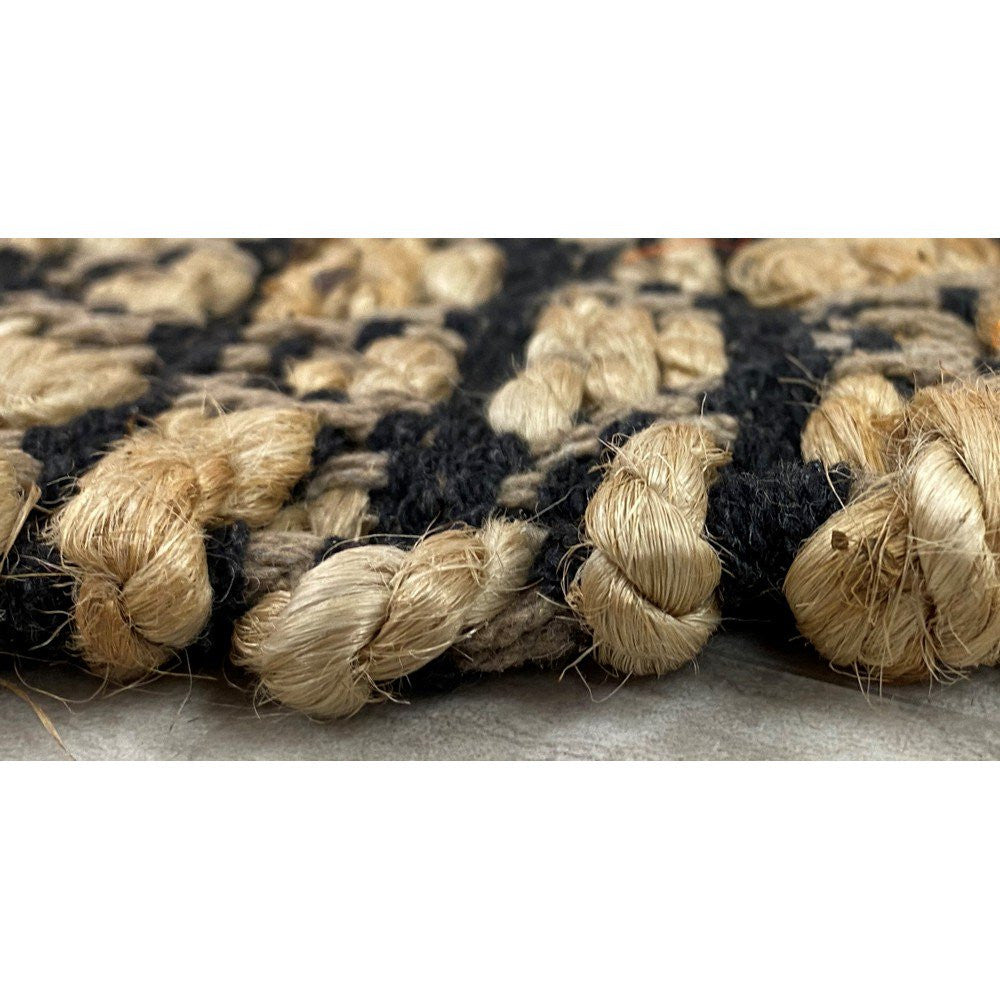 HomeRoots 2' x 3' Tan and Black Ornate Geometric Scatter Rug