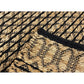 HomeRoots 2' x 3' Tan and Black Ornate Geometric Scatter Rug