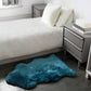 HomeRoots 2' x 3' Teal New Zealand Natural Sheepskin Rug