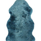 HomeRoots 2' x 3' Teal New Zealand Natural Sheepskin Rug