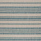HomeRoots 2' x 3' Teal Uneven Stripe Indoor Outdoor Scatter Rug